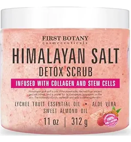 Exfoliante Corporal First Botany Sal Himalaya 312g Colageno