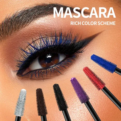 Rimel De Colores Volumen Extensión Resistente No Mancha .