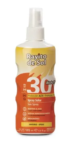 Protector Solar Rayito De Sol Bioactiv Fps 30 195 Ml