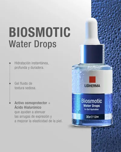 Serum Hidratante Ácido Hialurónico Biosmotic Drops Lidherma