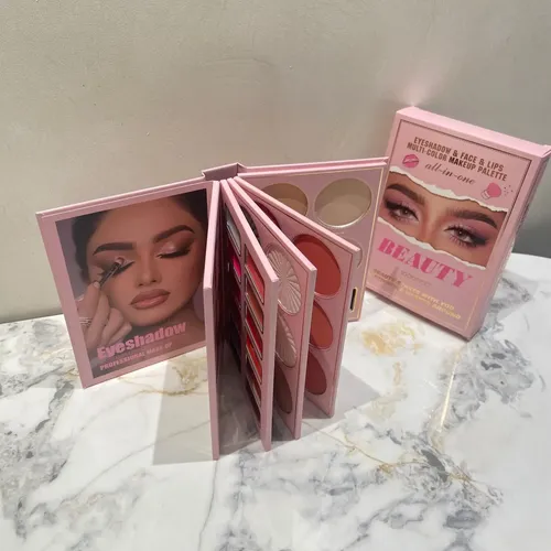 Set Maquillaje Completo Estuche Forma De Libro