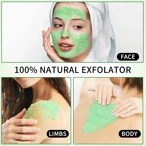 Exfoliante Corporal Y Facial Con Aloe Vera, Lavado Facial .