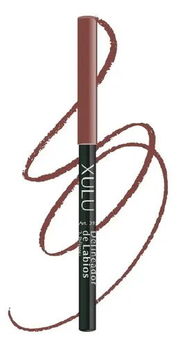 Labial Xúlu Cosméticos Nude M166 Barra Cremoso + Delineador Dark Latte