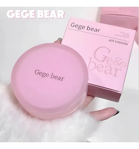 Gege Bear Base Maquillaje Y Polvo Compacto Air Cushion Tono 01