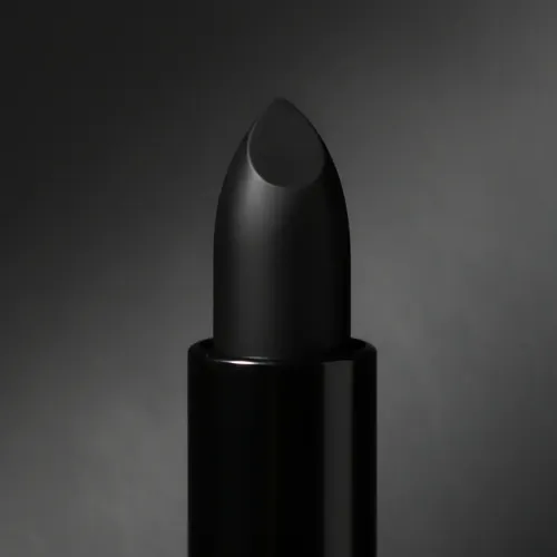 Labial Negro Intenso Barra Mate
