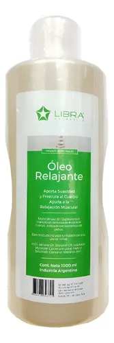 Oleo Aceite Masajes Relajantes Mentol Alcanfor X1l Libra Tip
