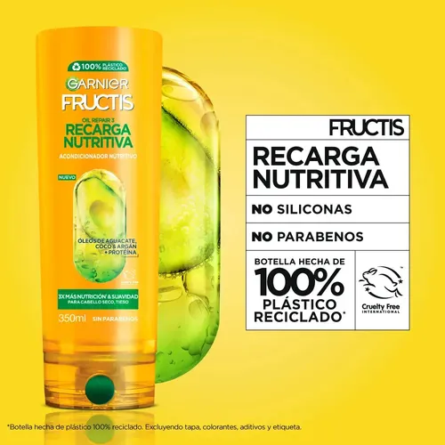 Acondicionador Garnier Fructis Recarga Nutritiva 350ml