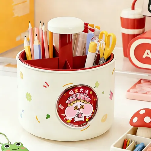Caja Organizadora Giratoria De 4 Compartimentos