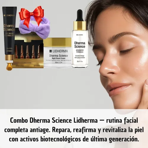 Kit X4 Dherma Science Antiarrugas Lidherma Pieles Maduras