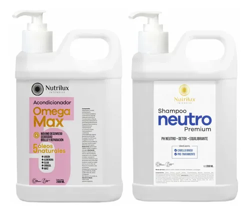 Acondicionador Luxury X 1 Litro + Shampoo Neutro X 1 Litro