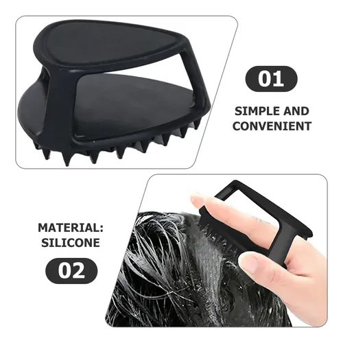 Cepillo Exfoliante Para Cabello Y Ducha, Masajeador Capilar