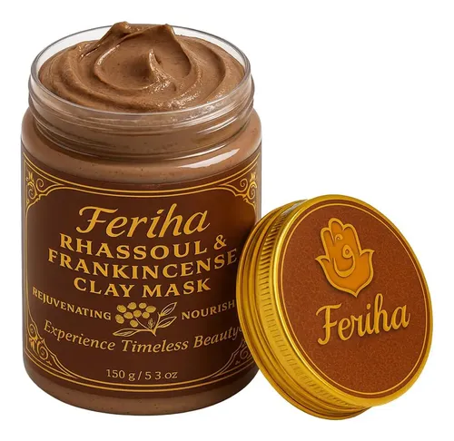 Mascarilla De Arcilla Rhassoul Con Argán Y Frankincense