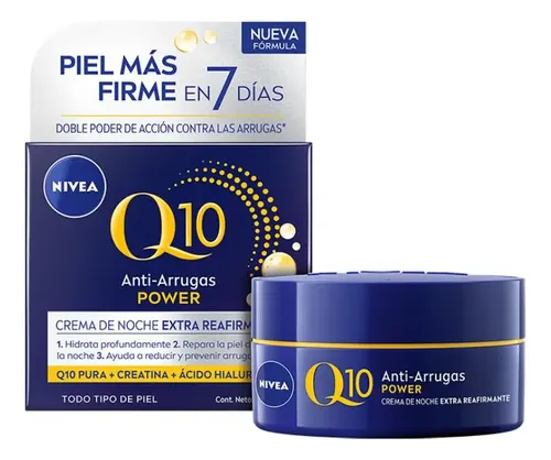 Crema Facial Antiarrugas Noche Q10 Power Nivea 50ml
