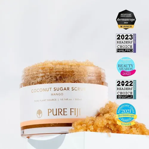 Exfoliante Natural De Azúcar De Coco Pure Fiji 300 Ml