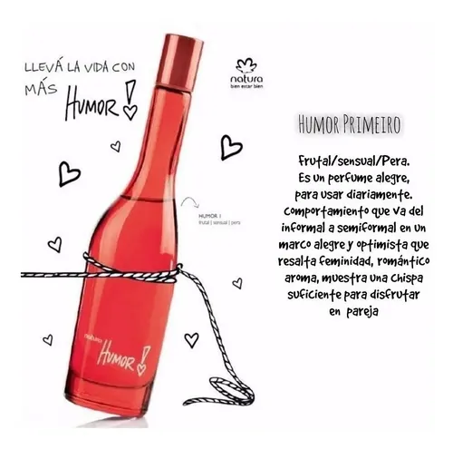 Perfume Humor 1 Meu Primeiro Humor 75ml Natura Vegano