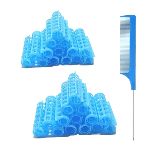 Rulos Pequeños Para Cabello Corto, 28 Unidades, Sin Calor, P
