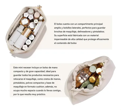 1 Pzs Neceser Cosmetiquera De Maquillaje Bolsa Viaje Mujer