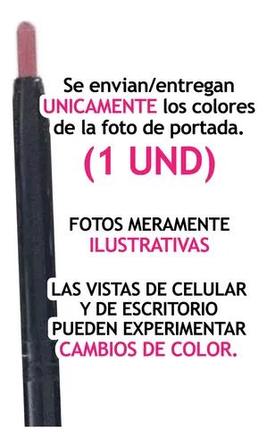 Delineador De Labios Lápiz Retráctil Automatico Cremoso Ap