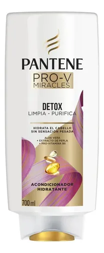 Acondicionador Hidratante Pantene Pro-v Miracles Detox Limpia – Purifica 700 Ml