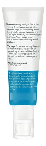 Sérum De Retinol Sin Acné Con Ácido Hialurónico, 1 Onza Acneica Día/noche