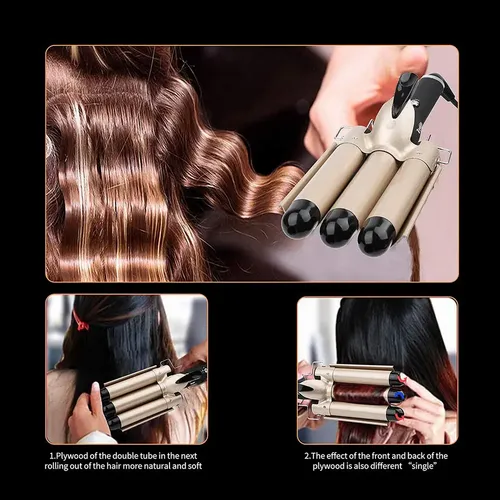 + Herramientas De Peinado Para Ondular El Cabello, 3 Barrile
