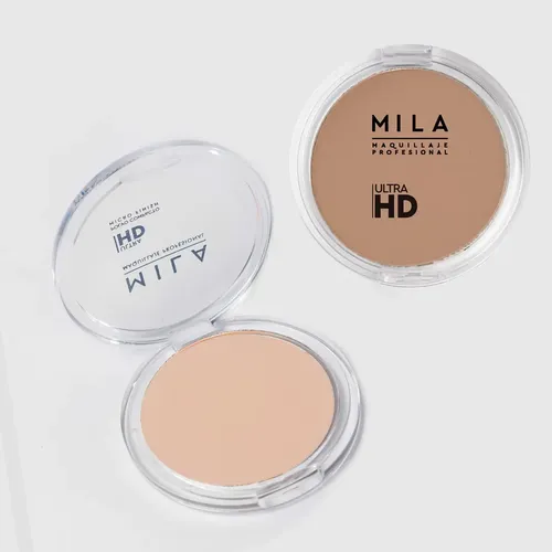 Polvo Mate Compacto Maquillaje Con Filtro Solar Mila Marzi