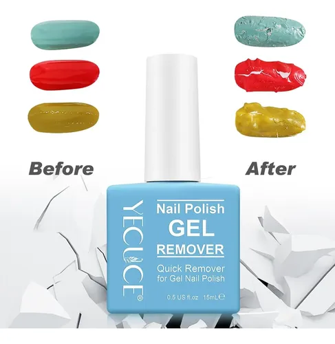 Removedor De Gel Para Uñas 2 Piezas Ledong Azul