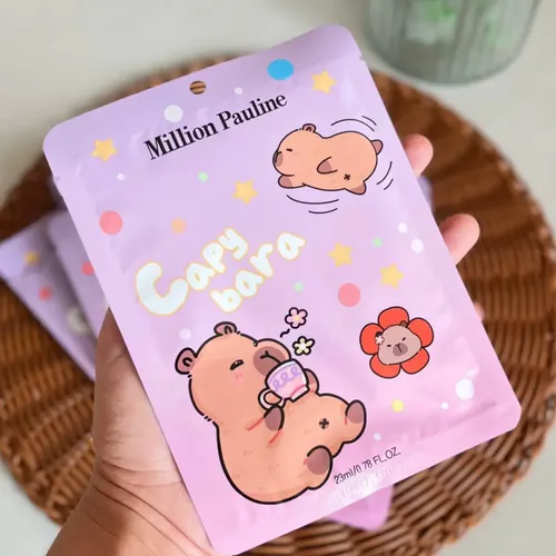 Spa Facial Para Niñas Pack X6 Mascarillas Capybara