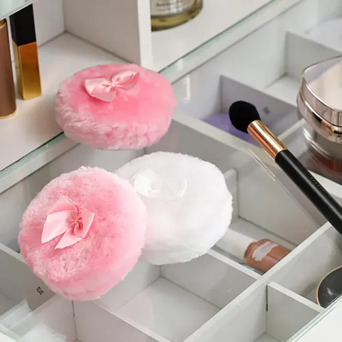 4 Unidades De Esponjosas En Polvo Para Maquillaje Facial Y C