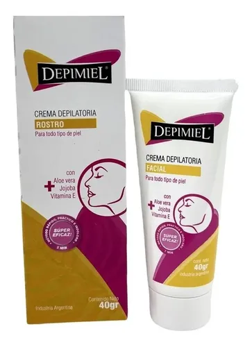 Crema Depilatoria Facial Piel Aloe Jojoba Depimiel X120gr