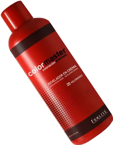 Revelador Agua Oxigenada Oxidante Colormaster Fidelite 20 V.