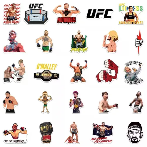 50 Ufc Mixed Martial Arts Stickers