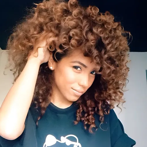 ! Peluca De Pelo Natural Peluca Rizada Corta Mujer Pequeña #
