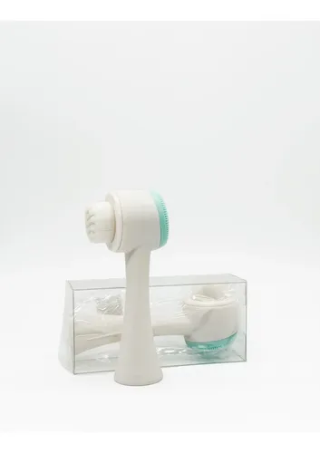 Cepillo Limpiador Facial Doble Cara De Silicona Manual