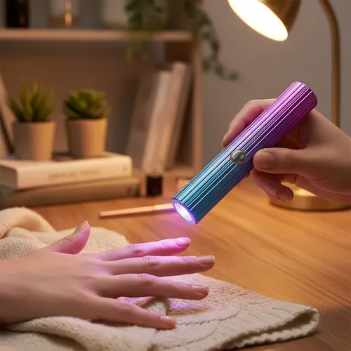 Mini Luz Led Uv Uñas Portátil Recargable Usb-c Para Gel