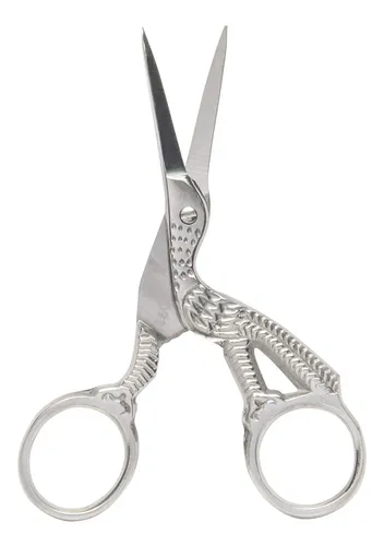 Tijeras Stork Para Cejas Diane Silver, 9,5 Cm