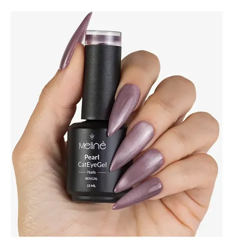 Esmalte De Uñas Pearl Cat Eye Gel X15ml Meliné Color Bengal
