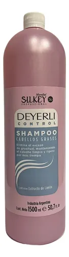 Shampoo Silkey + Enjuague + Baño De Crema 1500ml Deyerli