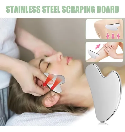 Espátula De Acero Inoxidable Gua Sha Tighten Skin Sc