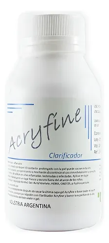 Acryfine Clarificador Finalizador Gel Uñas Gelificadas 100ml
