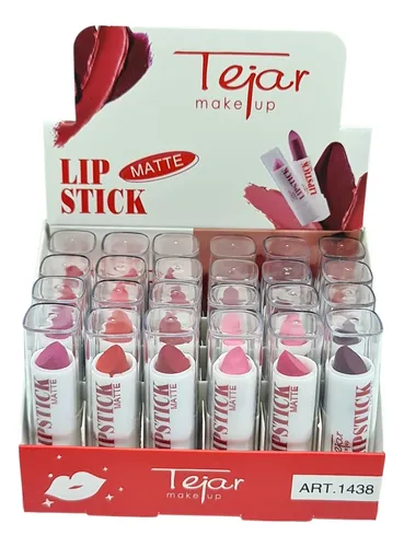 Lapiz Labial Matte Tejar Colores Surtidos X 6 Unidades