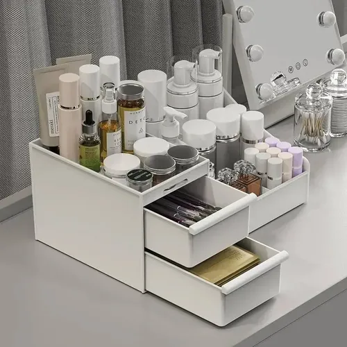 Organizador Maquillaje Cremas Escritorio Oficina Cajones