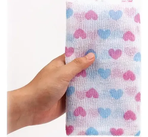 Toalla De Ducha Exfoliante Corazón Easy Well 32g