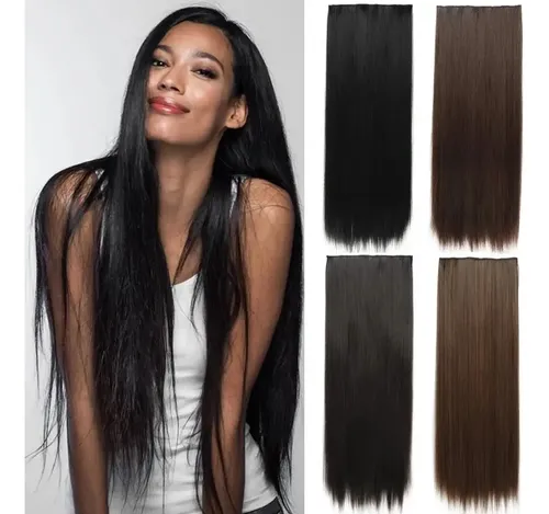 Extensiones Cortina De Pelo Organico Premium Calidad Import