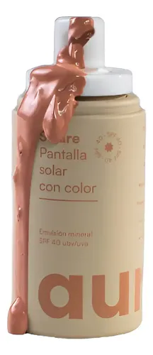 Protector Natural Mineral Solare Facial Con Color 60 Ml