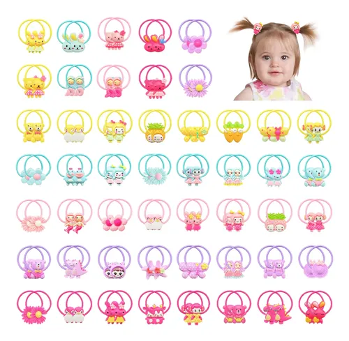 Hair Tie Ammy, 100 Unidades, Cintas Para El Pelo Para Niñas,