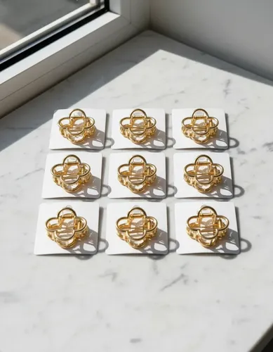 Pack X 6 Broches Hebillas Mediano Para Pelo