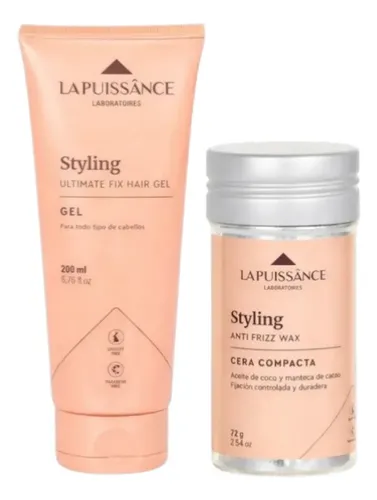La Puissance Gel Fijador Fuerte + Cera En Barra Anti Frizz