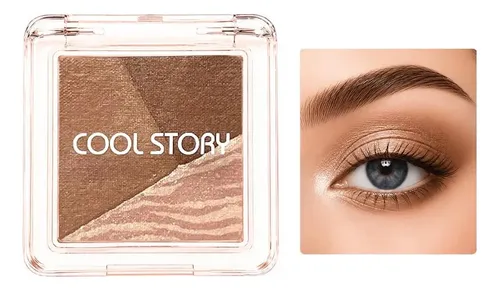 Paleta De Sombras Cool Story Caramel Chocolate 4 Tonos