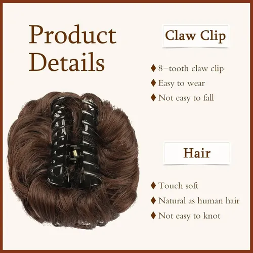 Clip De Garra Para Moño Sofeiyan 19.5×18.9cm